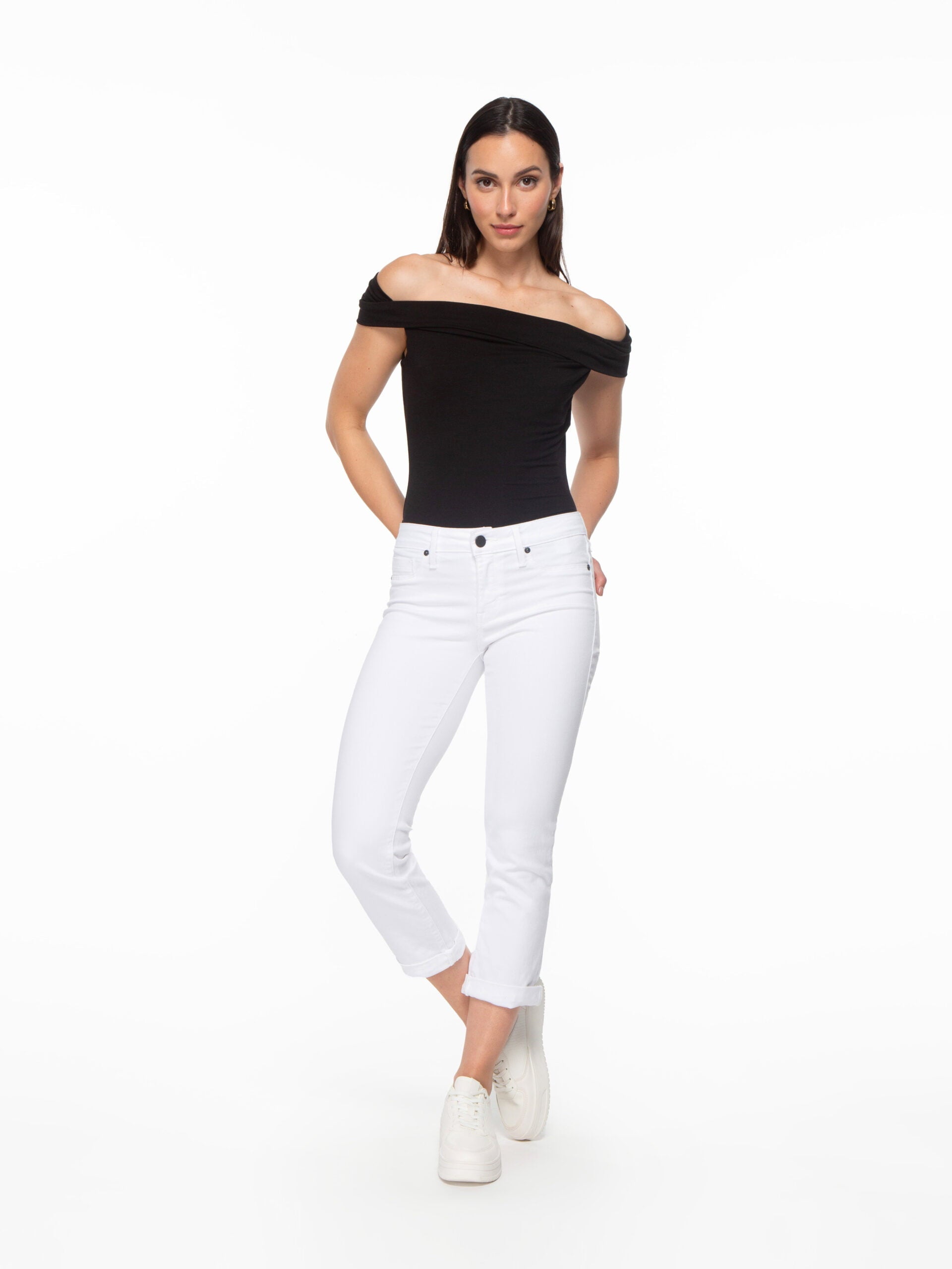 PARKER SMITH shops Ava Crop Skinny in Canyon